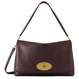 Mulberry Large Delilah Flap Bag Oxblood